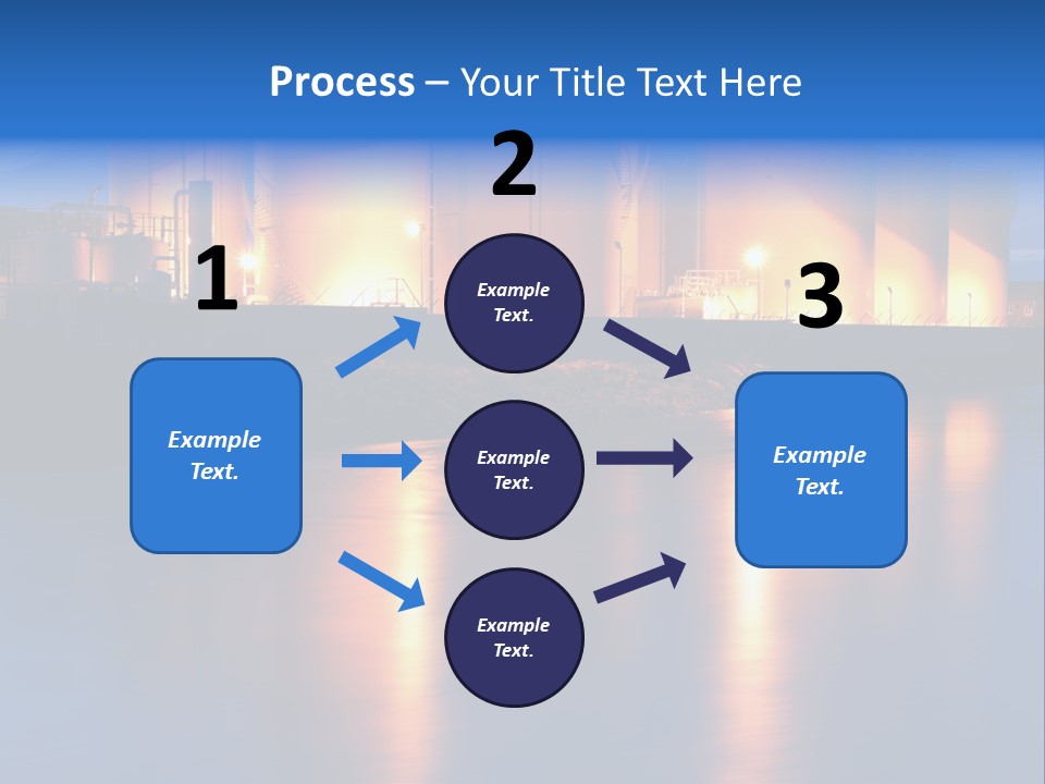 Factory Fuel View PowerPoint Template