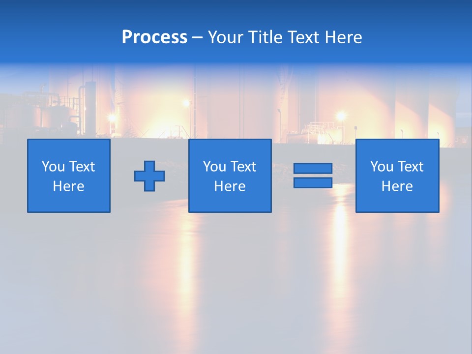 Factory Fuel View PowerPoint Template