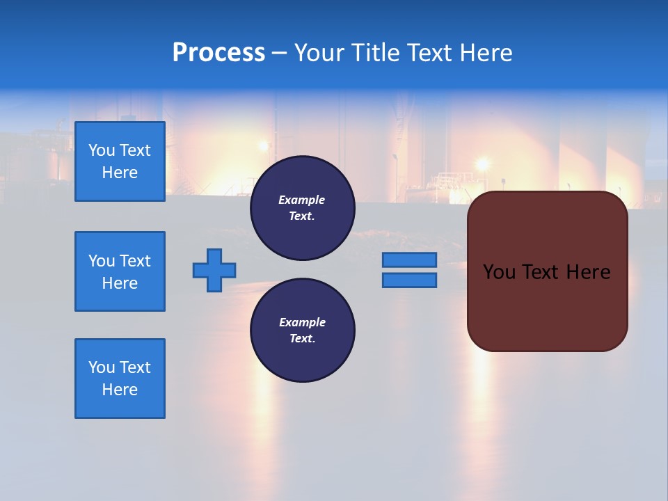 Factory Fuel View PowerPoint Template