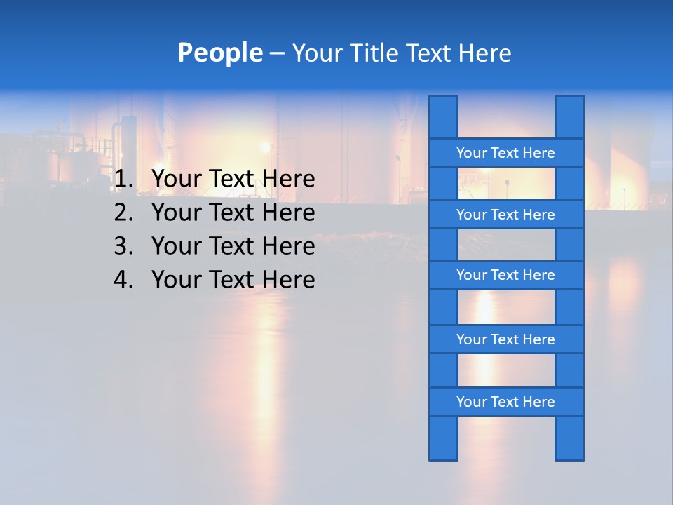Factory Fuel View PowerPoint Template