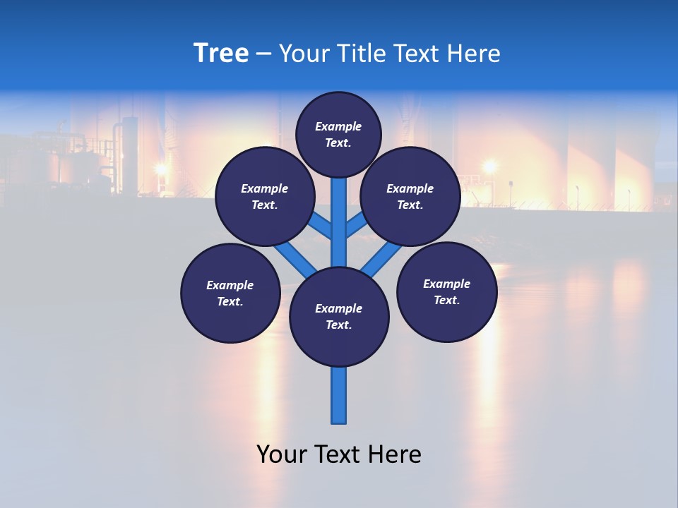Factory Fuel View PowerPoint Template