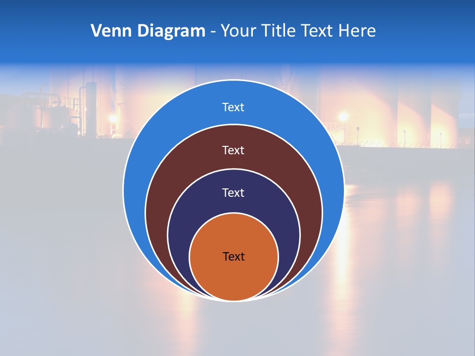 Factory Fuel View PowerPoint Template