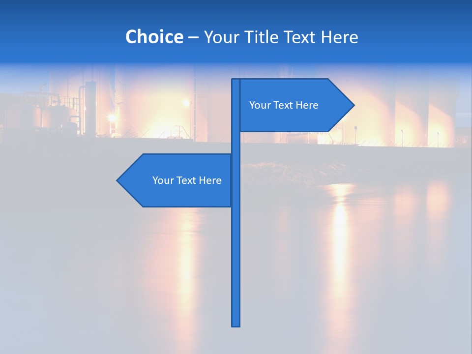 Factory Fuel View PowerPoint Template