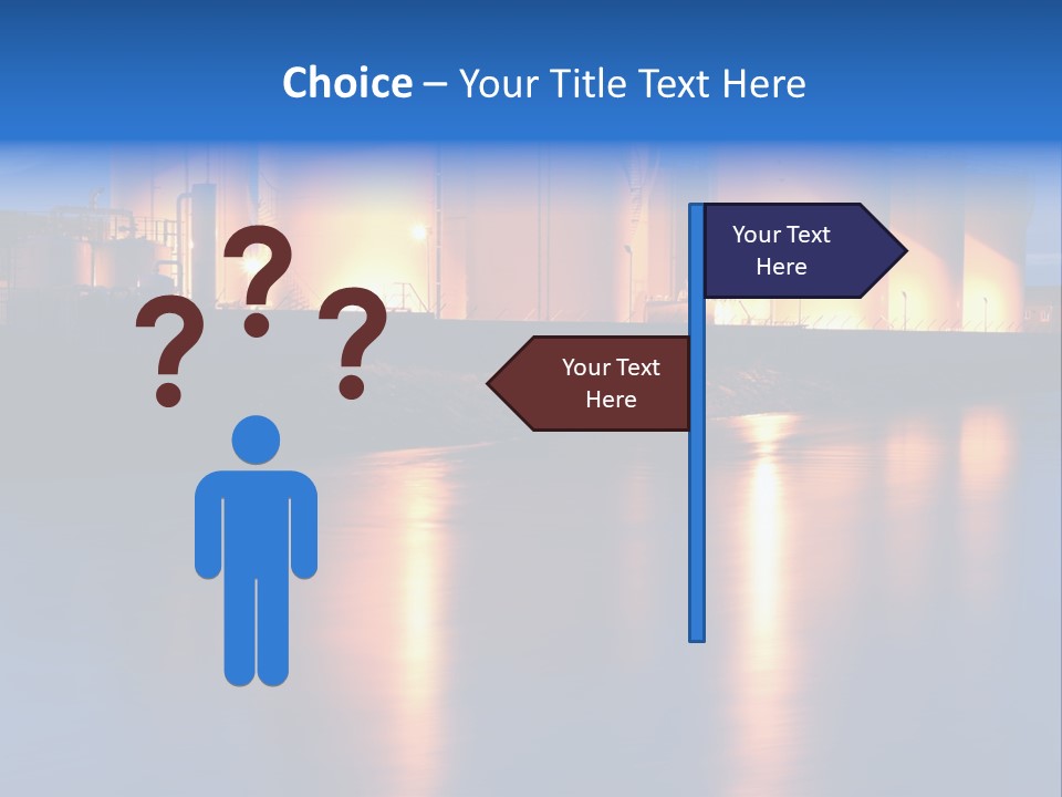 Factory Fuel View PowerPoint Template