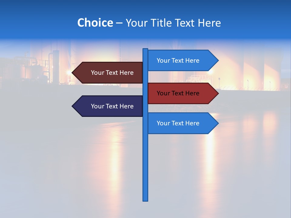 Factory Fuel View PowerPoint Template