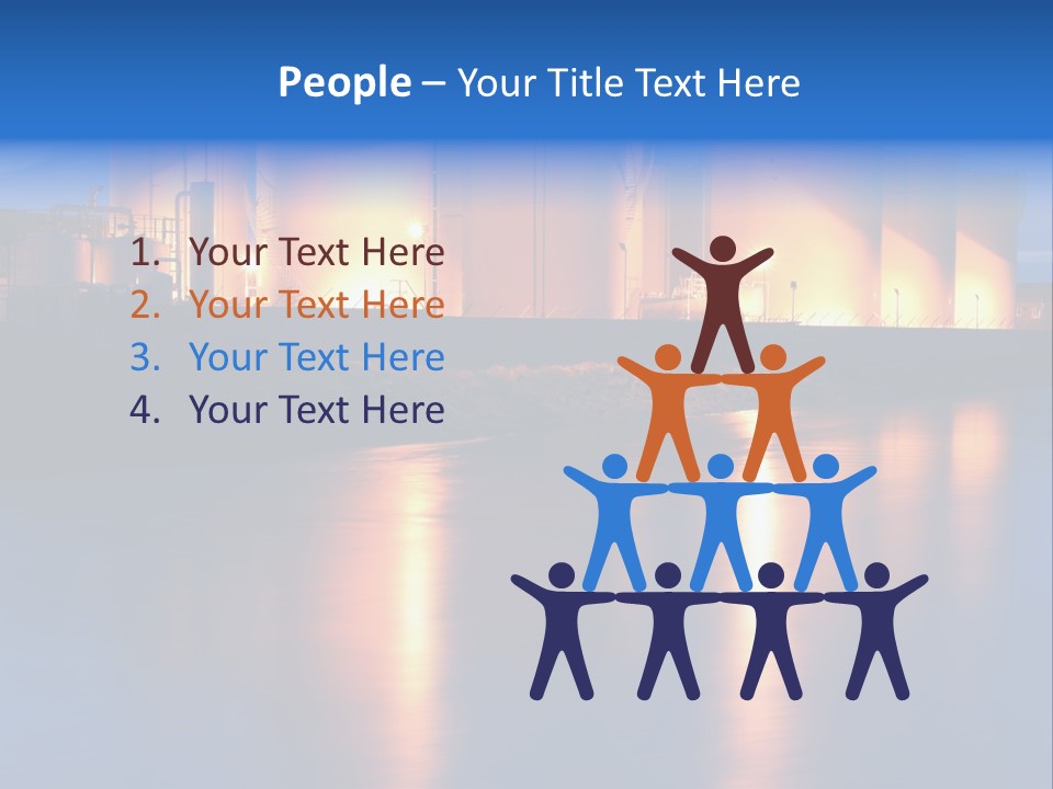 Factory Fuel View PowerPoint Template