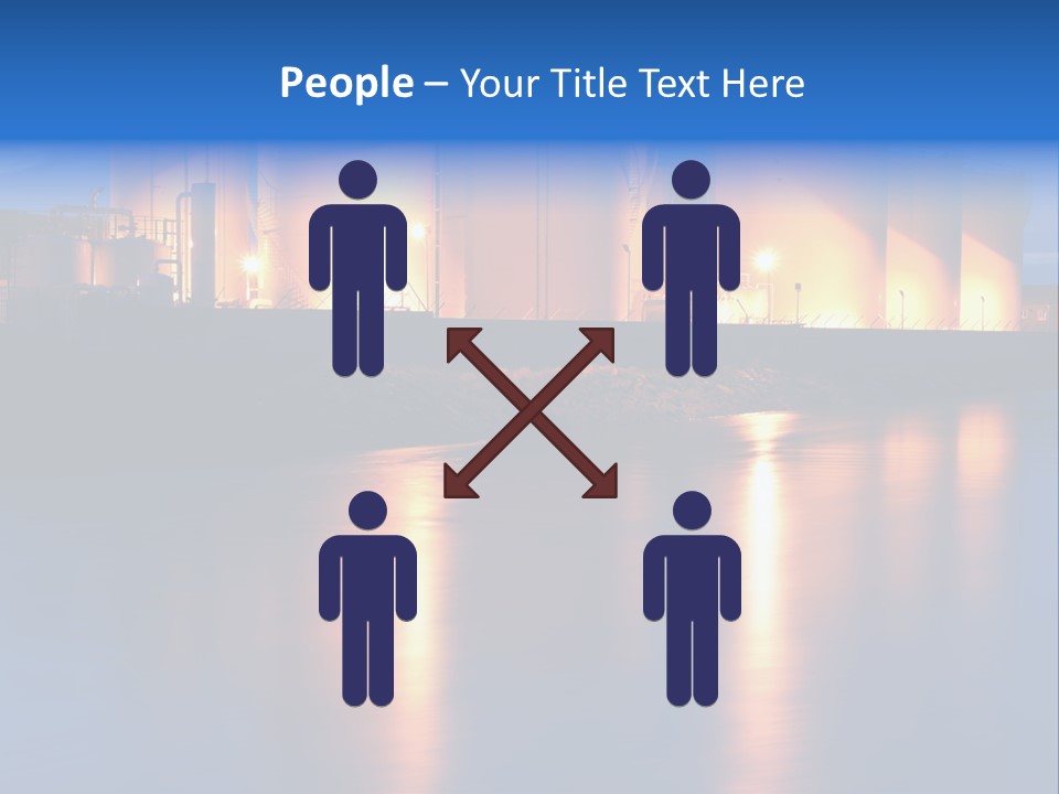 Factory Fuel View PowerPoint Template