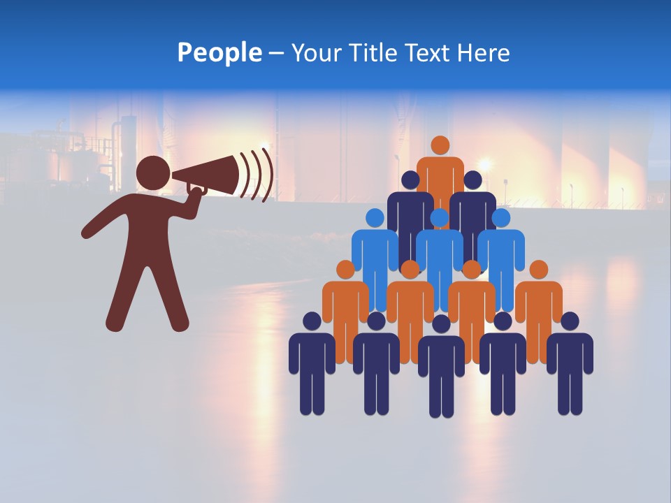 Factory Fuel View PowerPoint Template