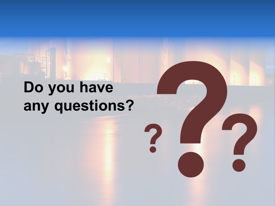 Factory Fuel View PowerPoint Template