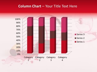 Red Breaker Alcohol PowerPoint Template