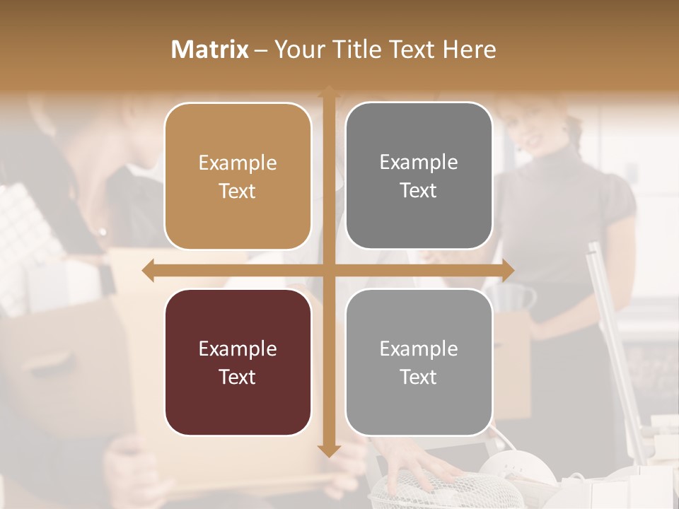 Satisfied Casual Boxes PowerPoint Template