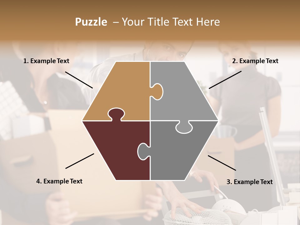 Satisfied Casual Boxes PowerPoint Template