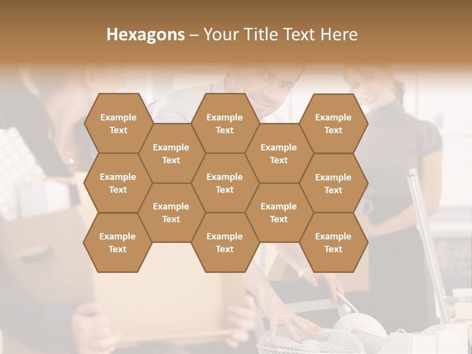 Satisfied Casual Boxes PowerPoint Template