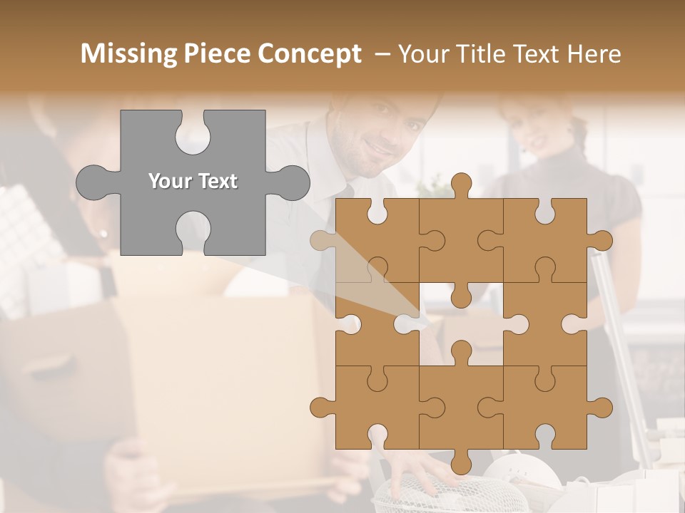 Satisfied Casual Boxes PowerPoint Template