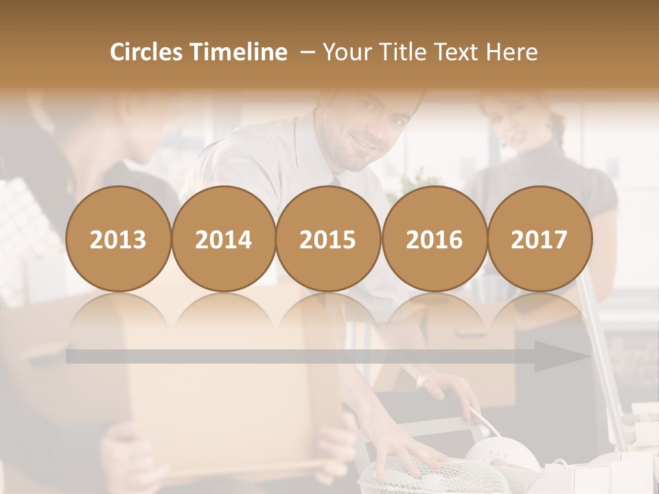 Satisfied Casual Boxes PowerPoint Template