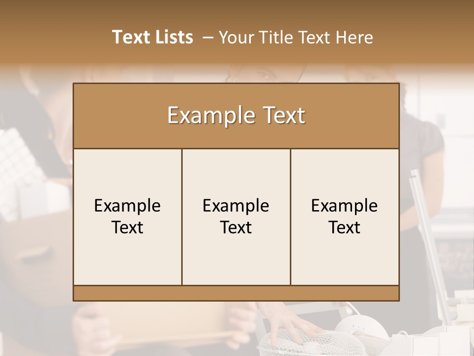Satisfied Casual Boxes PowerPoint Template