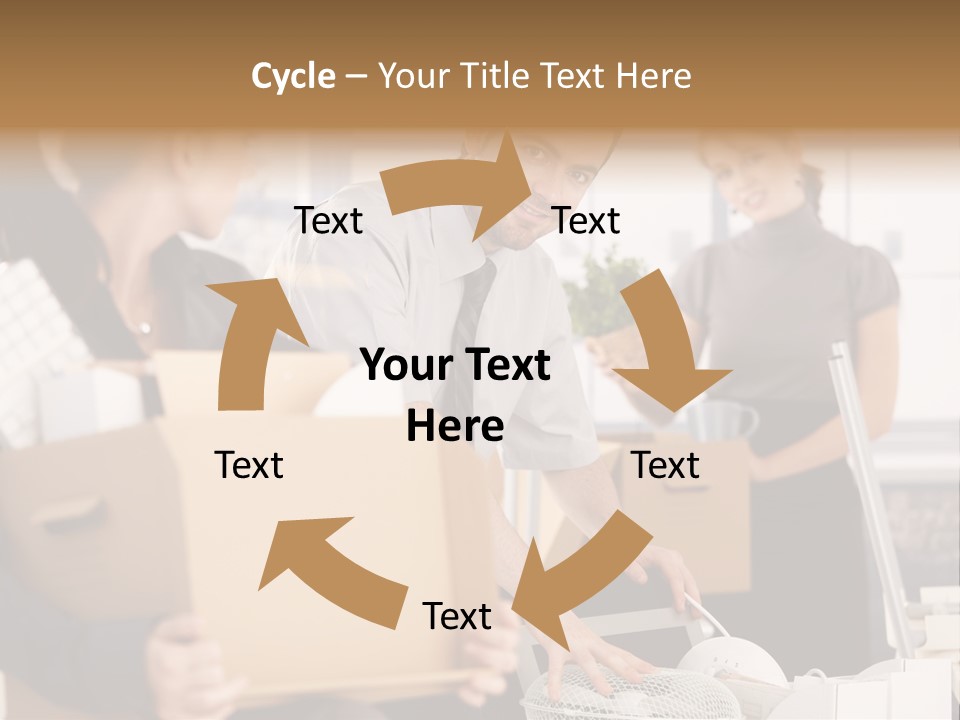 Satisfied Casual Boxes PowerPoint Template