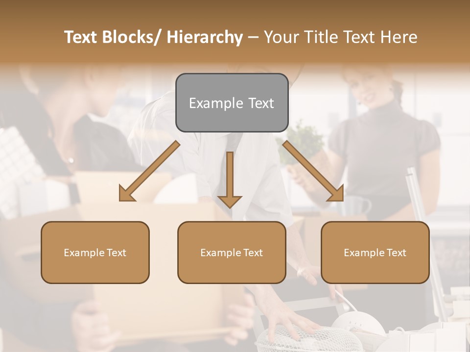 Satisfied Casual Boxes PowerPoint Template