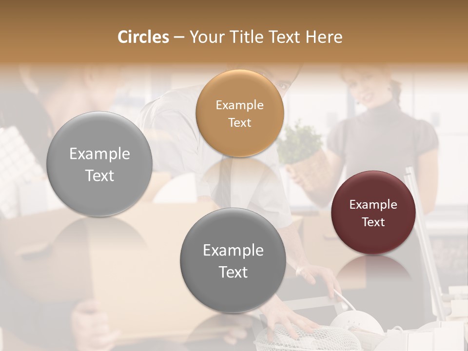Satisfied Casual Boxes PowerPoint Template