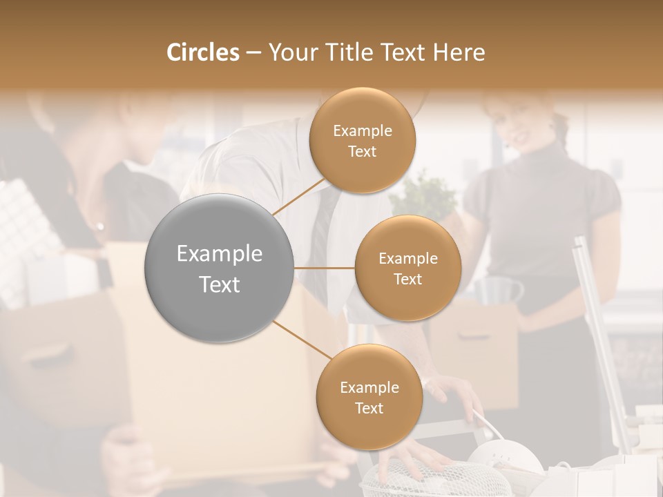 Satisfied Casual Boxes PowerPoint Template