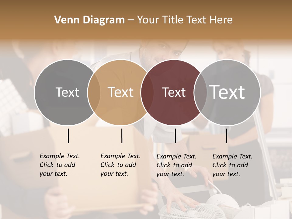 Satisfied Casual Boxes PowerPoint Template