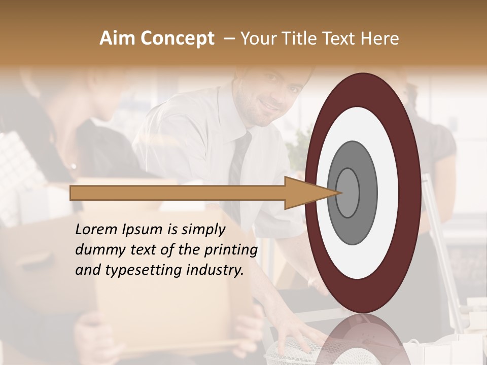 Satisfied Casual Boxes PowerPoint Template