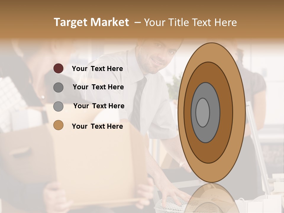 Satisfied Casual Boxes PowerPoint Template