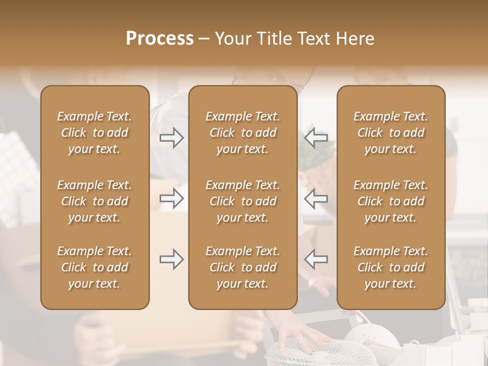 Satisfied Casual Boxes PowerPoint Template