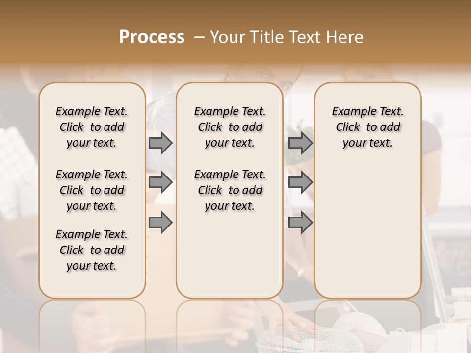 Satisfied Casual Boxes PowerPoint Template