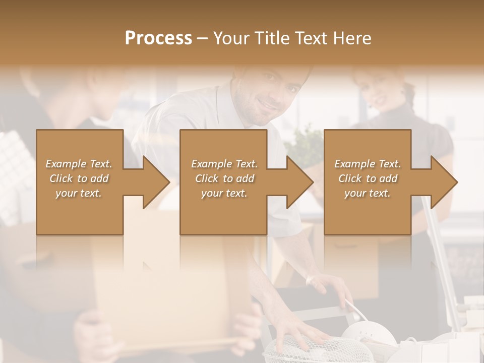 Satisfied Casual Boxes PowerPoint Template