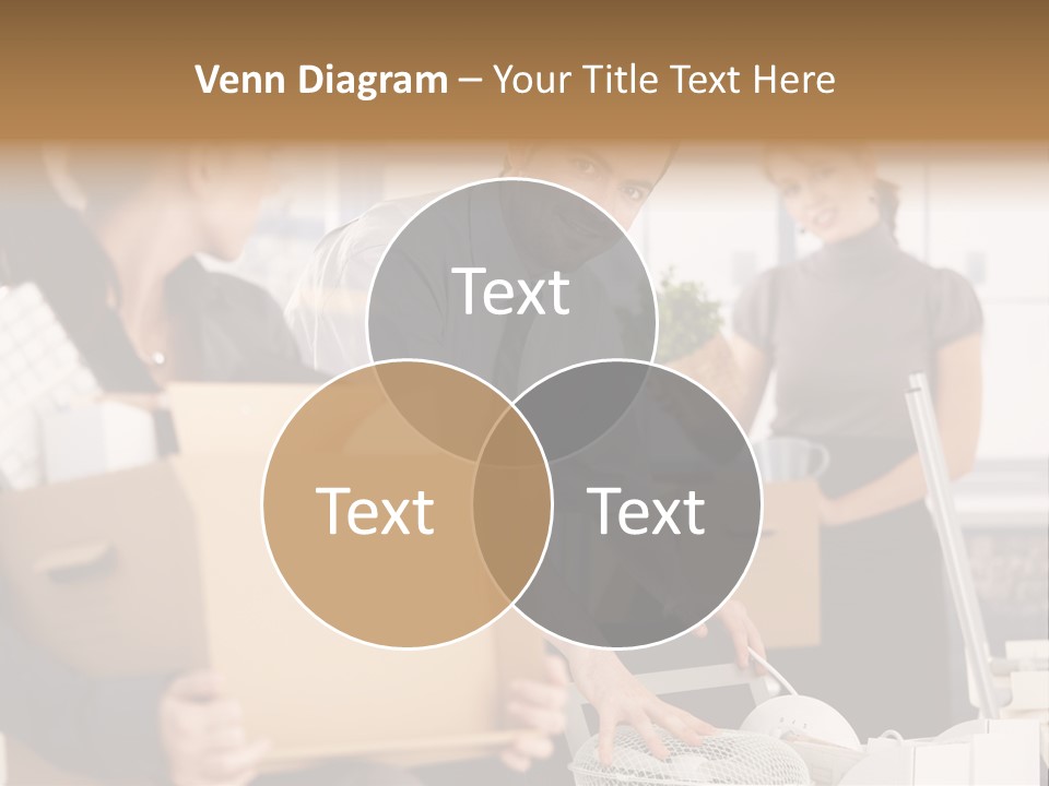 Satisfied Casual Boxes PowerPoint Template