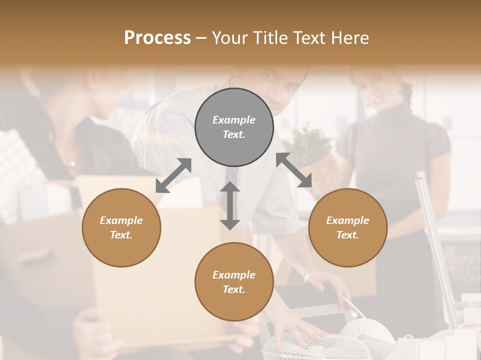 Satisfied Casual Boxes PowerPoint Template