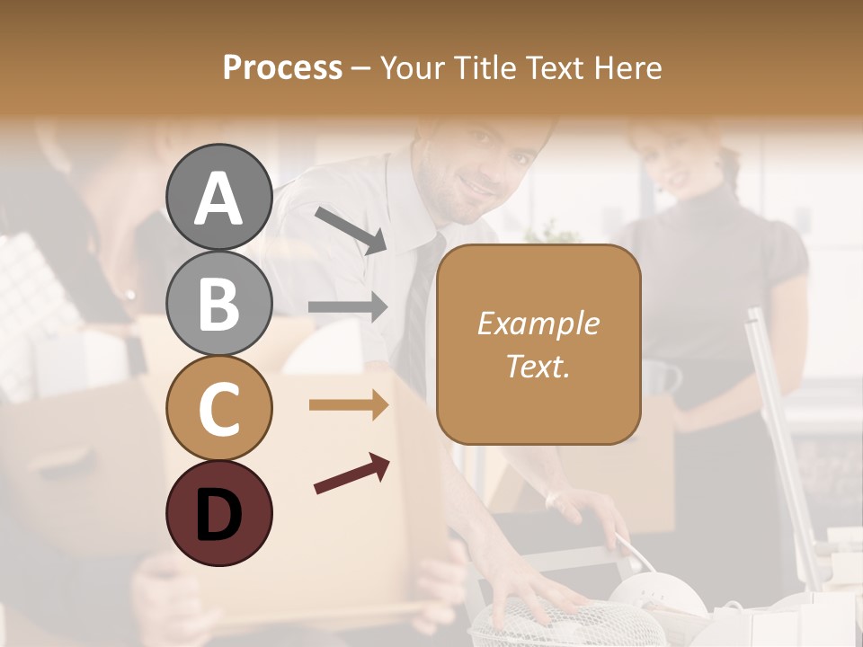 Satisfied Casual Boxes PowerPoint Template