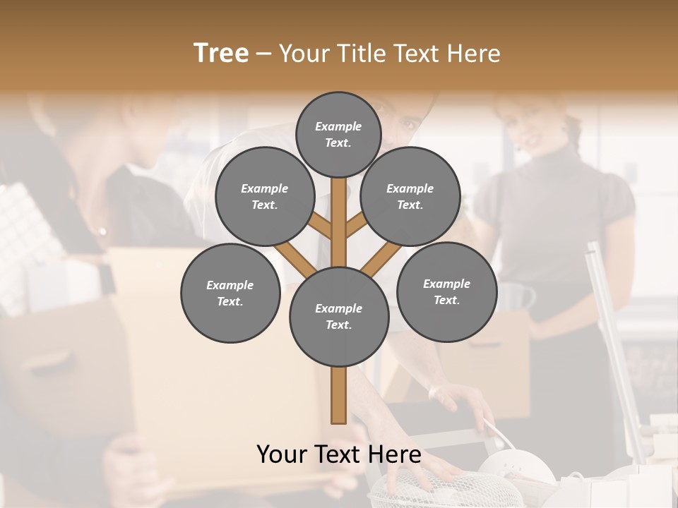 Satisfied Casual Boxes PowerPoint Template