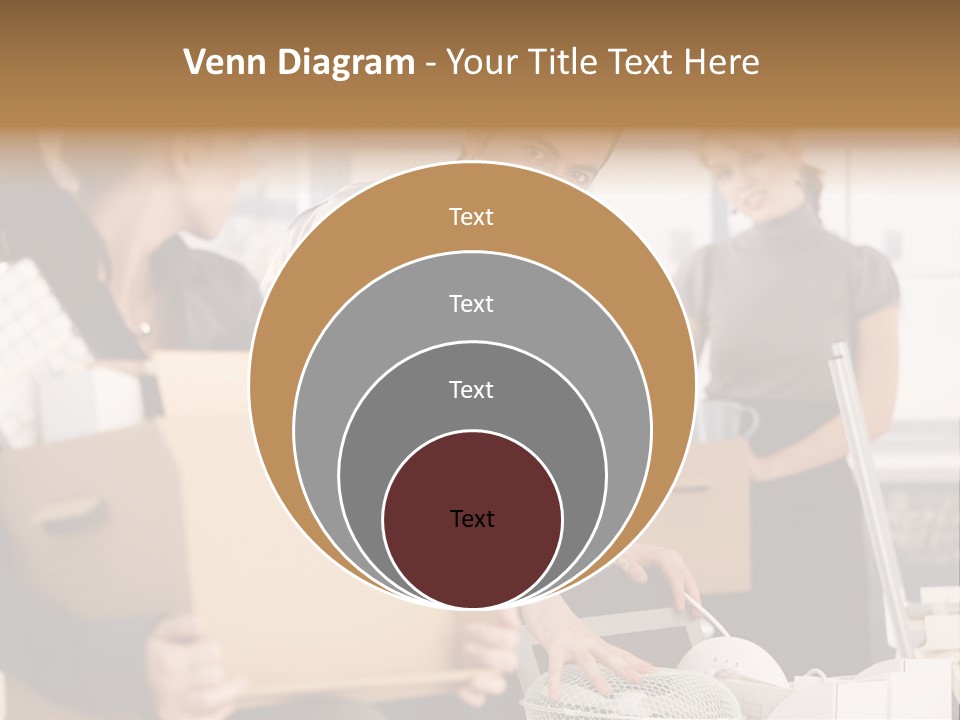 Satisfied Casual Boxes PowerPoint Template