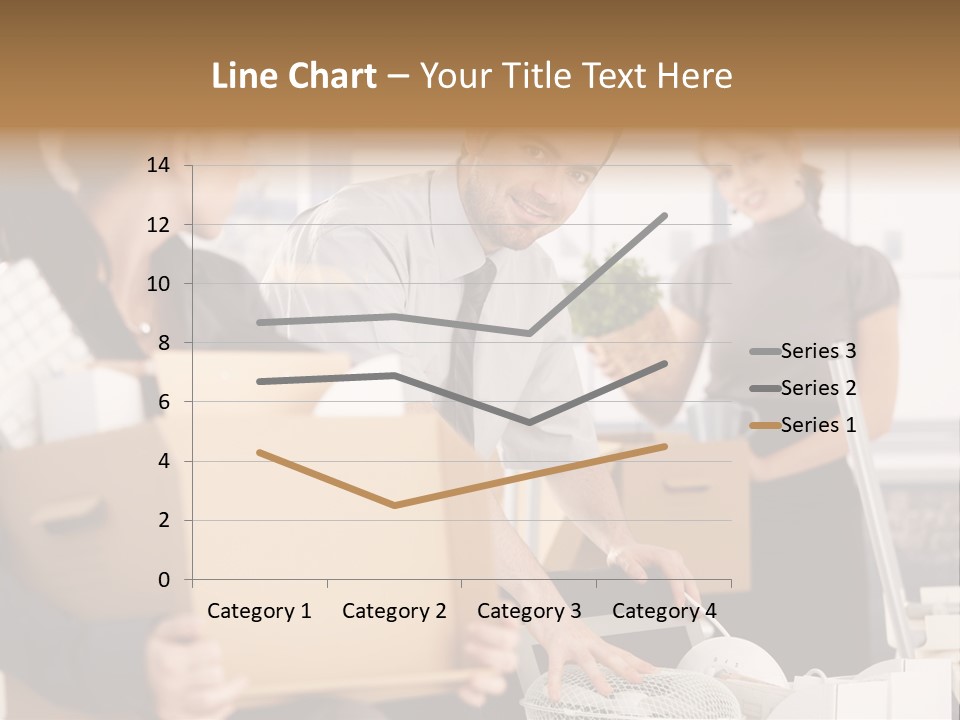 Satisfied Casual Boxes PowerPoint Template