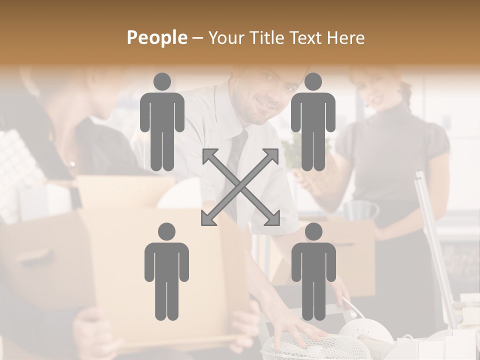 Satisfied Casual Boxes PowerPoint Template