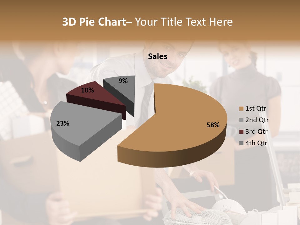 Satisfied Casual Boxes PowerPoint Template