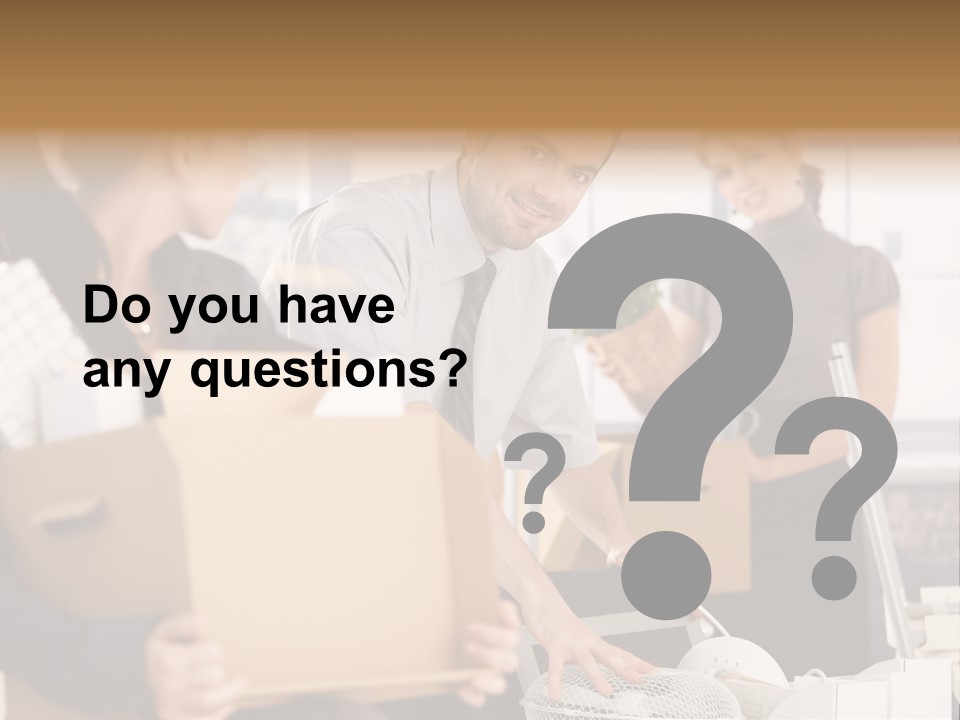 Satisfied Casual Boxes PowerPoint Template