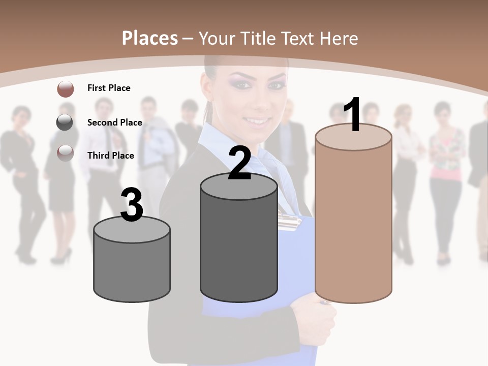 Isolated Teamwork Employment PowerPoint Template