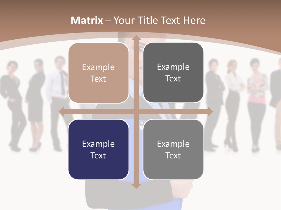 Isolated Teamwork Employment PowerPoint Template