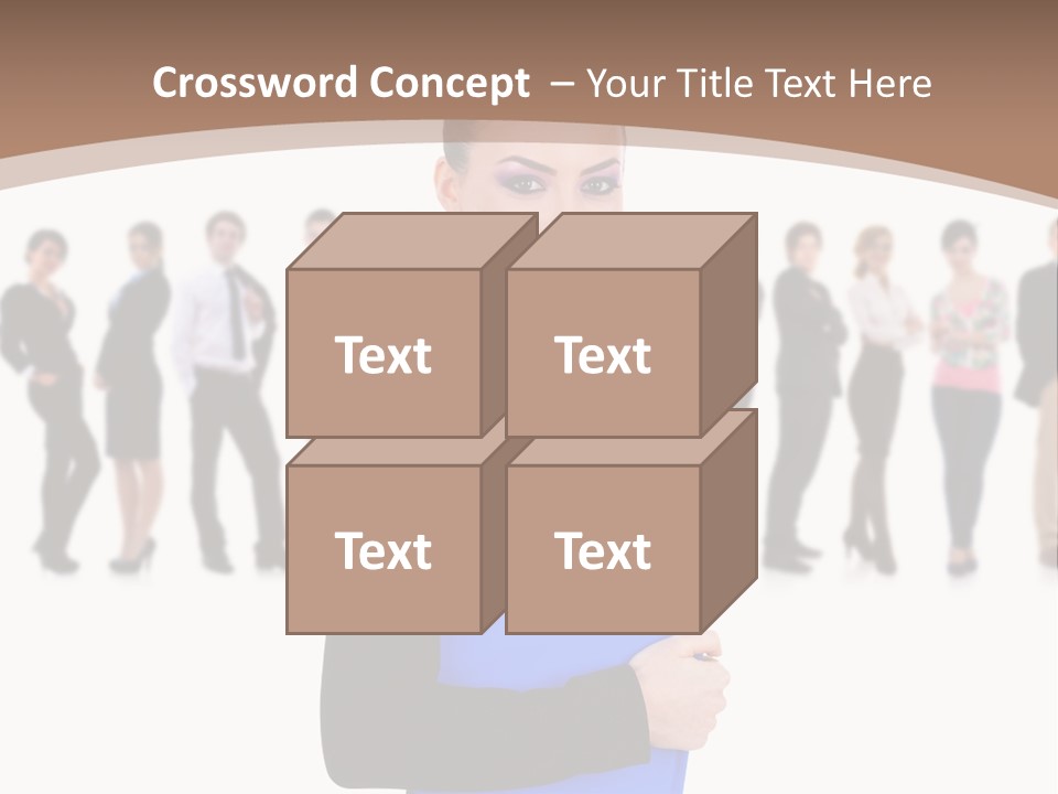 Isolated Teamwork Employment PowerPoint Template