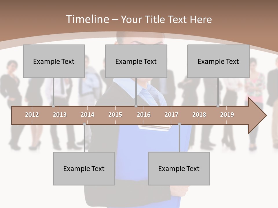 Isolated Teamwork Employment PowerPoint Template