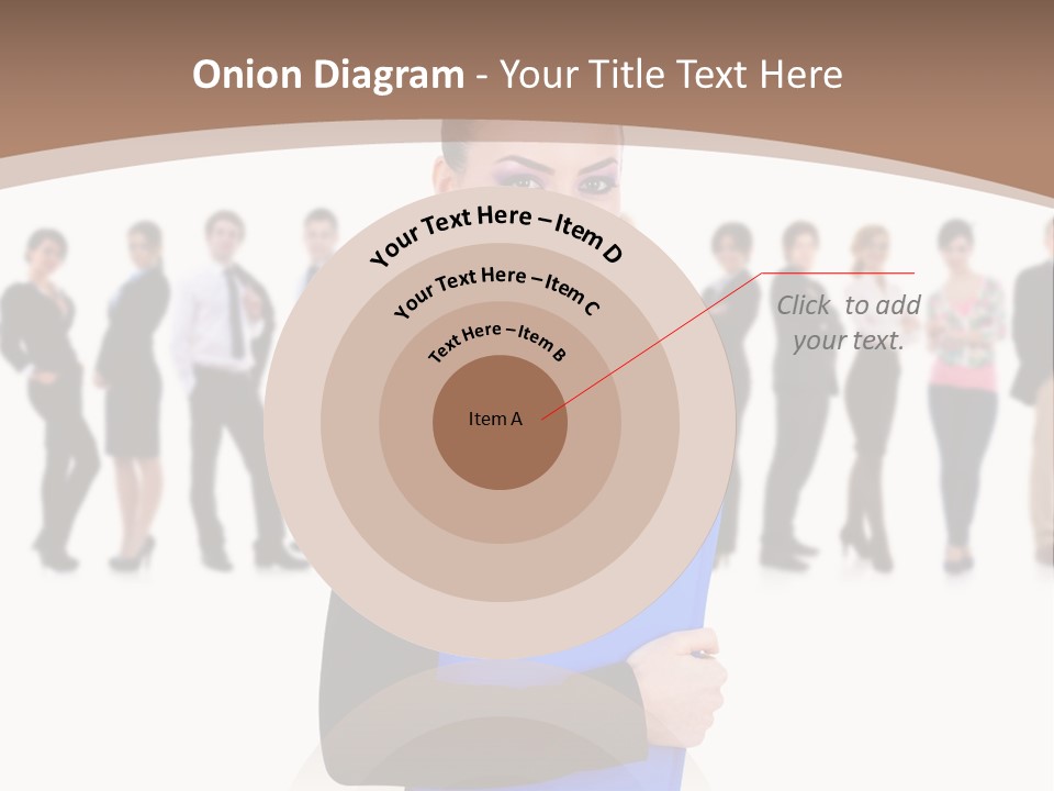 Isolated Teamwork Employment PowerPoint Template