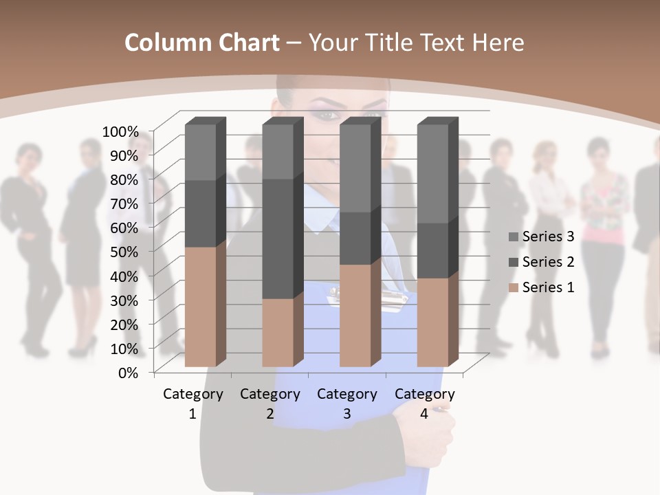 Isolated Teamwork Employment PowerPoint Template