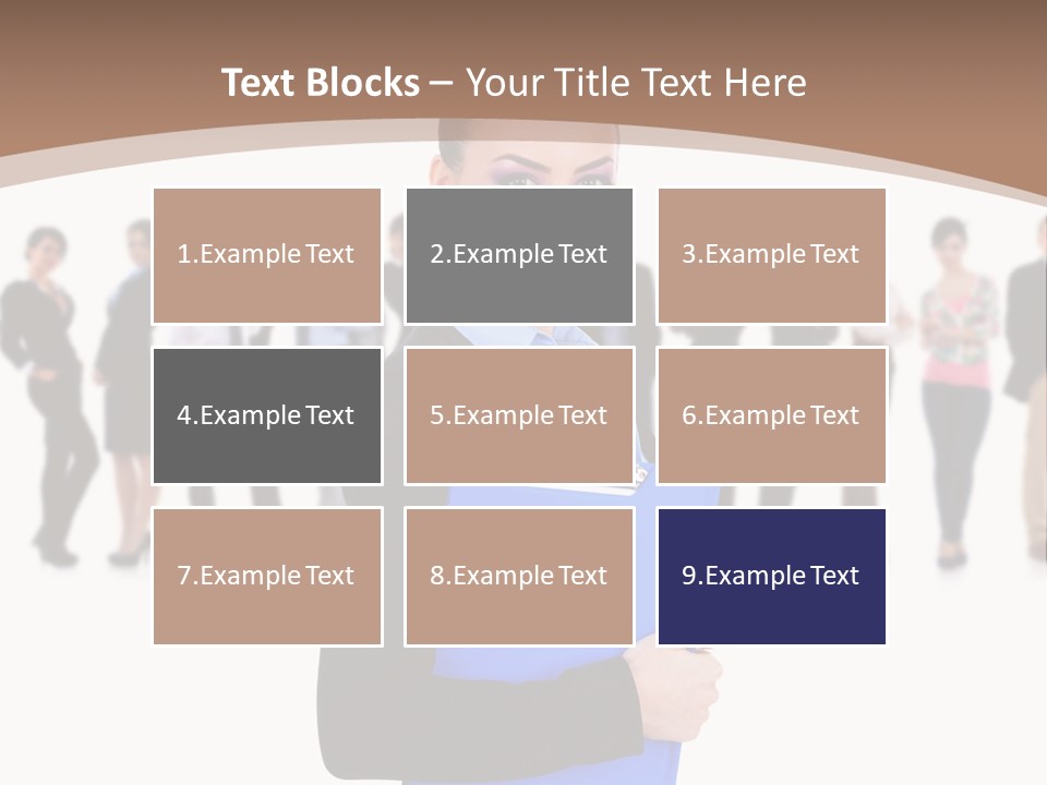 Isolated Teamwork Employment PowerPoint Template