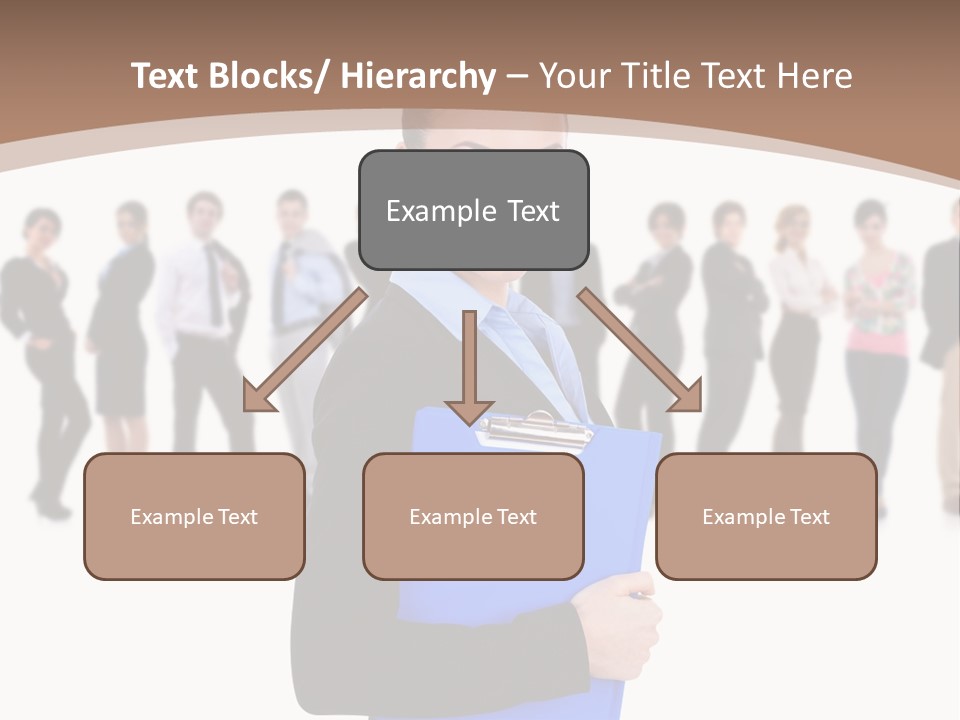 Isolated Teamwork Employment PowerPoint Template