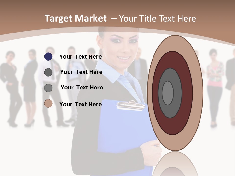 Isolated Teamwork Employment PowerPoint Template