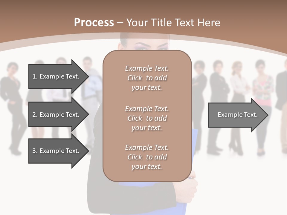 Isolated Teamwork Employment PowerPoint Template