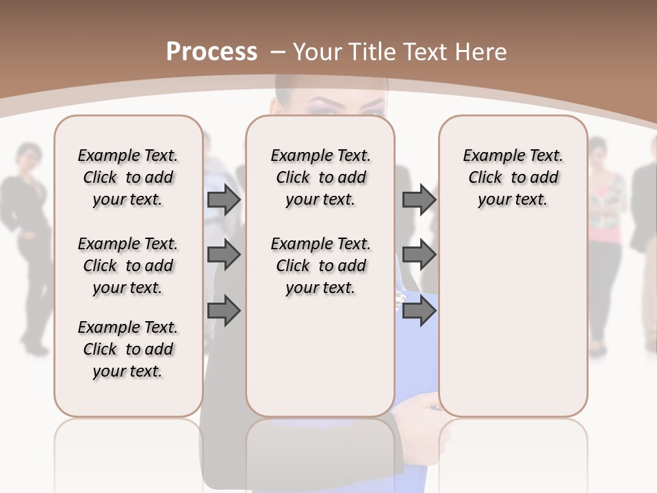 Isolated Teamwork Employment PowerPoint Template